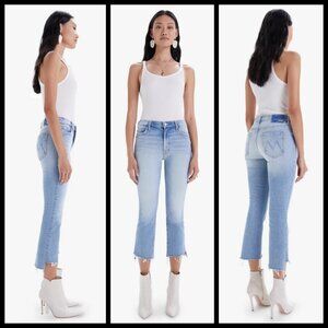 💕MOTHER SUPERIOR💕 The Insider Crop Step Fray Jeans ~ I Confess 28 NWOT
